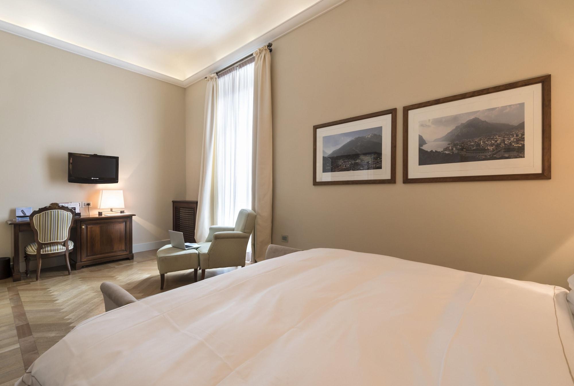 Grand Hotel Della Posta Sondrio Exterior foto