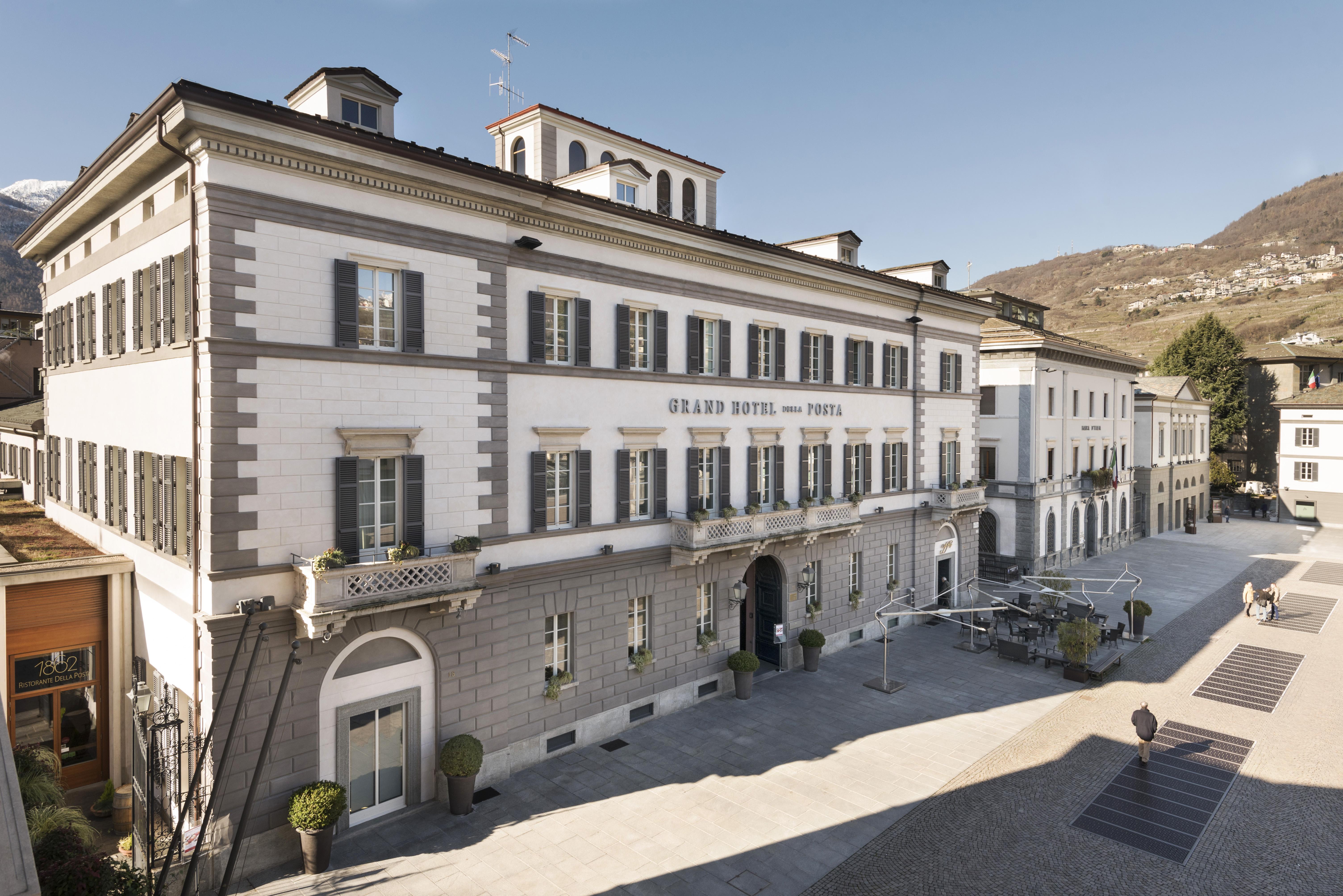 Grand Hotel Della Posta Sondrio Exterior foto
